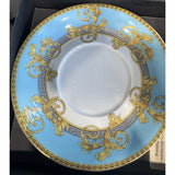 Versace Prestige Gala Bleu Cream Soup Cup and Saucer 10 oz.  19325-403638-10420